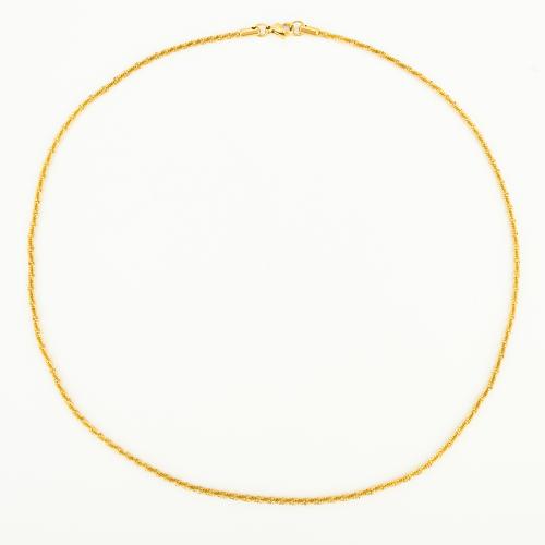 Chaîne collier , Acier inoxydable 304, bijoux de mode & unisexe, plus de couleurs à choisir, Longueur:Environ 50 cm, Vendu par PC