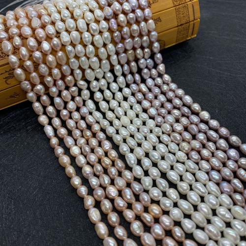 Cultured Rice Freshwater Pearl Beads, DIY & different size for choice, more colors for choice, Sold Per Approx 38 cm Strand