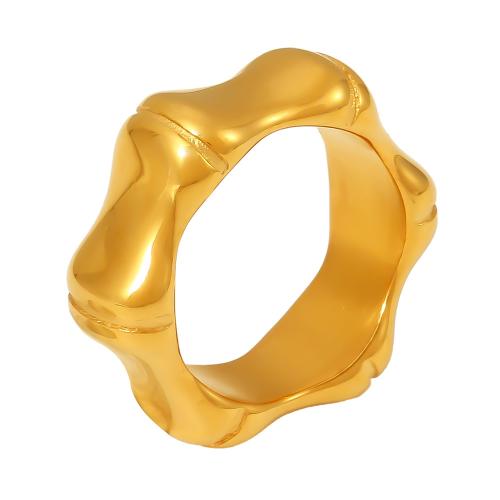 Anillo de dedo de acero inoxidable, acero inoxidable 304, chapado, Joyería & diverso tamaño para la opción & para mujer, más colores para la opción, Vendido por UD