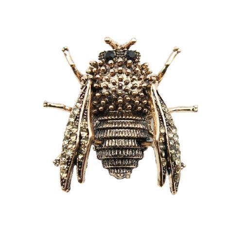 Zinc Alloy Brooches plated for woman & with rhinestone Sold By PC