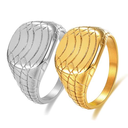 Bague acier titane, Placage, normes différentes pour le choix & styles différents pour le choix & pour femme, plus de couleurs à choisir, Vendu par PC