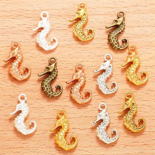 Tibetan Style Animal Pendants, Seahorse, plated, DIY, more colors for choice, 22x14mm, 100PC/Bag, Sold By Bag