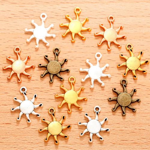 Zinc Alloy Pendants Sun plated DIY Sold By Bag