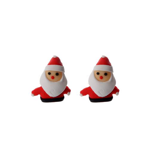 Vánoční náušnice, Zinek, Santa Claus, Vánoční design & módní šperky & pro ženy, 25x16mm, Prodáno By Pair