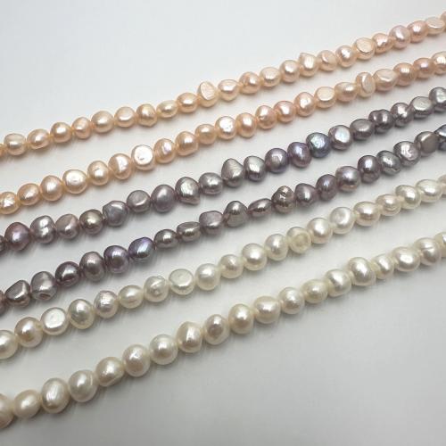 Keshi Cultured Freshwater Pearl Beads, DIY, more colors for choice, 5-6mm, Sold Per Approx 37 cm Strand