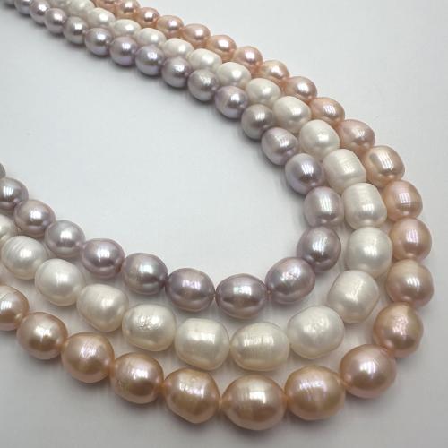 Cultured Rice Freshwater Pearl Beads DIY 9-10mm Sold Per Approx 37 cm Strand