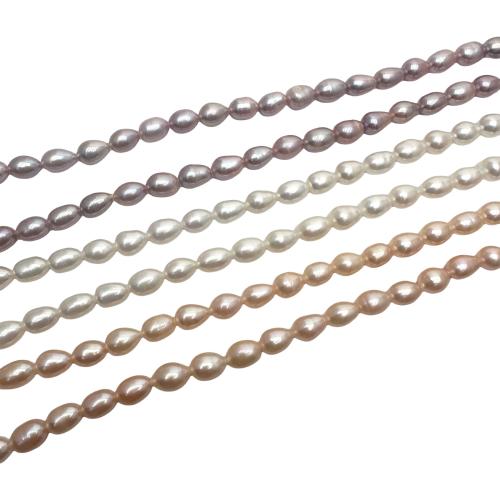 Cultured Rice Freshwater Pearl Beads, DIY, more colors for choice, 6-7mm, Sold Per Approx 37 cm Strand