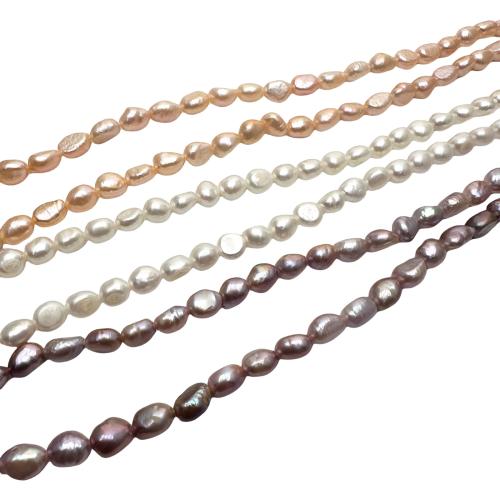 Keshi Cultured Freshwater Pearl Beads, DIY, more colors for choice, 6-7mm, Sold Per Approx 37 cm Strand