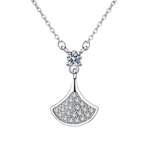 Collana in ottone di stesa Micro zircone cubico, gioielli di moda & Micro spianare cubic zirconia & per la donna, Lunghezza Appross. 45 cm, Venduto da PC