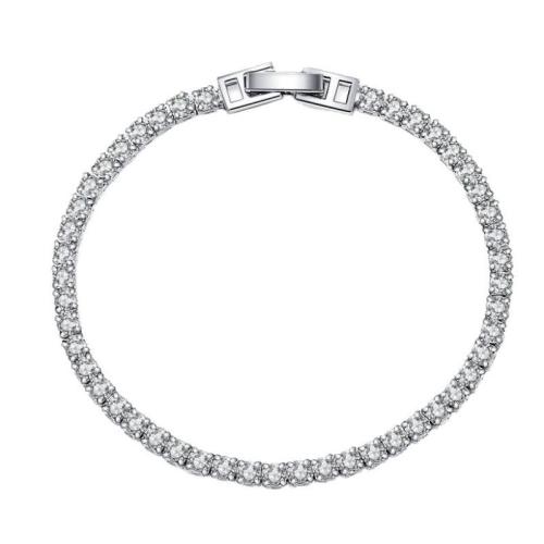 Befestiger Zirkonia Messing Armband, Modeschmuck & verschiedene Größen vorhanden & Micro pave Zirkonia & für Frau, verkauft von PC