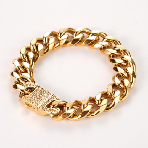 Stainless Steel Jewelry Bracelet 316 Stainless Steel fashion jewelry  & for man Sold By PC