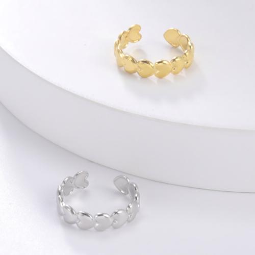 Edelstahl Ringe, 304 Edelstahl, Herz, Modeschmuck & unisex, keine, verkauft von PC