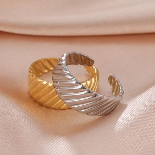 Stainless Steel Finger Ring, 304 Stainless Steel, fashion jewelry & Unisex, more colors for choice, 30x26mm, Sold By PC