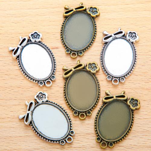 Zinc Alloy Pendant Cabochon Setting plated DIY Sold By Bag