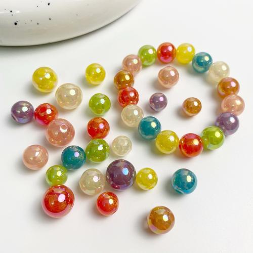 Acrylic Jewelry Beads, Round, DIY & different size for choice, more colors for choice, Sold By Bag