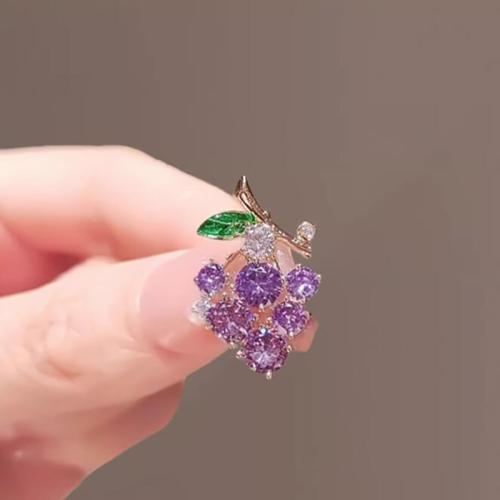 Tibetan Style Brooches, plated, for woman & with rhinestone, more colors for choice, Sold By PC