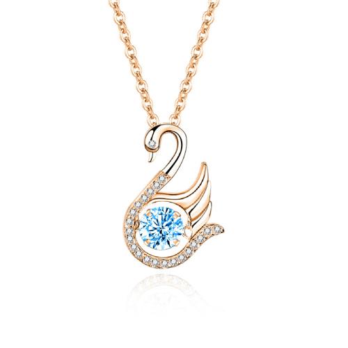 Kubieke Zircon Micro effenen Sterling zilveren ketting, 925 sterling zilver, met 5cm extender keten, mode sieraden & verschillende stijlen voor de keuze & micro pave zirconia & voor vrouw, meer kleuren voor de keuze, Lengte Ca 40 cm, Verkocht door PC