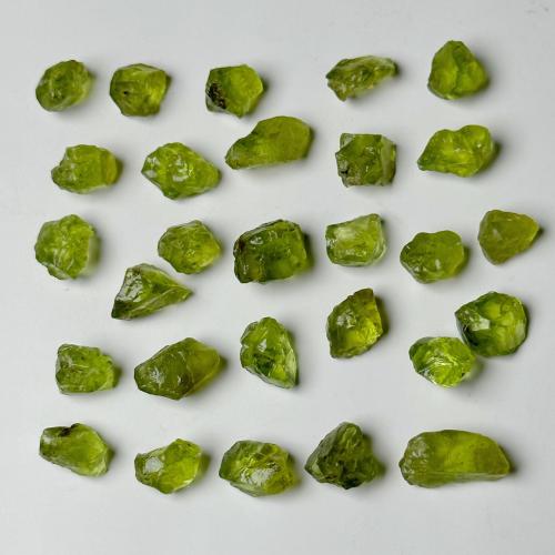 Grânulos de gemstone jóias, Pedra peridoto, DIY, The length is about 8-12mm, vendido por PC