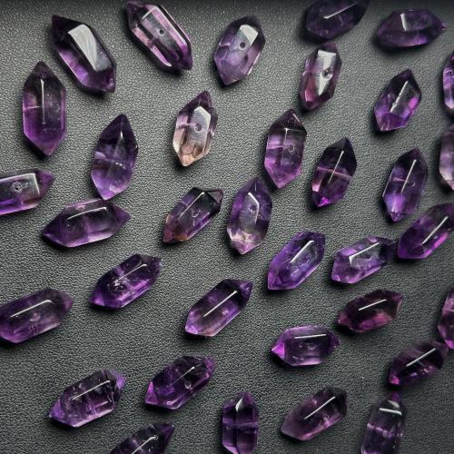 Natural Amethyst Beads, DIY, The length is about 18-20mm, Sold By PC