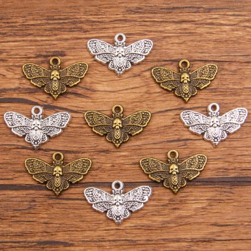 Tibetan Style Animal Pendants, Butterfly, plated, DIY & different size for choice, more colors for choice, nickel, lead & cadmium free, Approx 100PCs/Bag, Sold By Bag