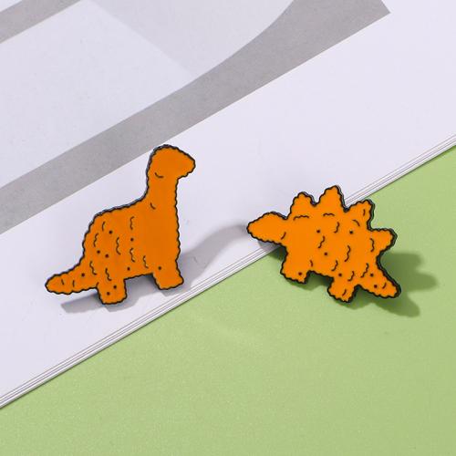 Zinc Alloy Brooches plated cute & enamel nickel lead & cadmium free Sold By PC