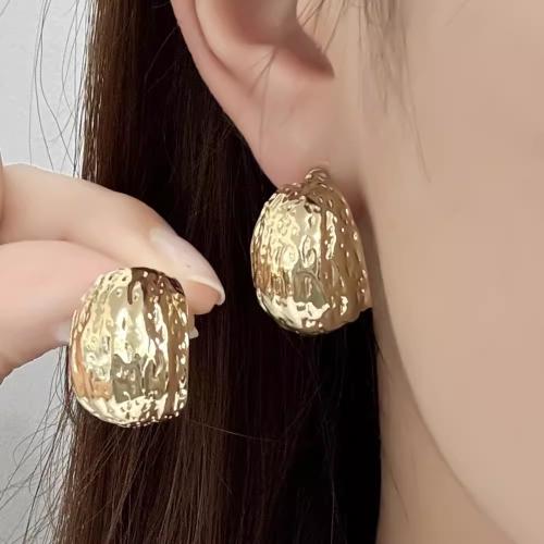 Tibetan Style Stud Earring, gold color plated, fashion jewelry, more colors for choice, nickel, lead & cadmium free, 16x20mm, Sold By Pair