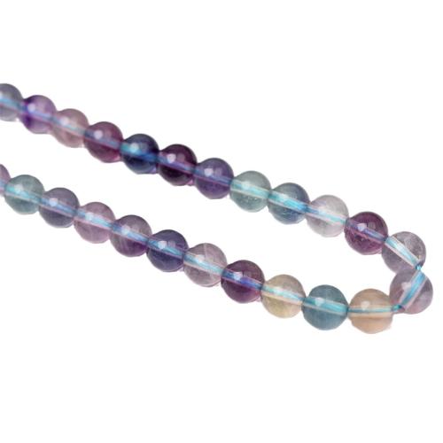 Perles de fluorite, Fluorine, poli, naturel & DIY & normes différentes pour le choix, Vendu par brin