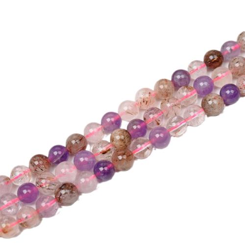 Super Seven Crystal Beads polished natural & DIY Sold By Strand