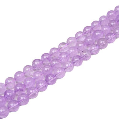 Natural Amethyst Beads, polished, DIY & different size for choice, Sold By Strand