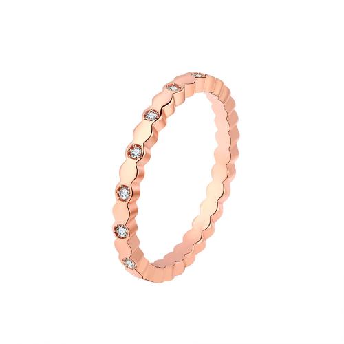 Cúbicos Circonia Micro Pave anillo de latón, metal, chapado, diverso tamaño para la opción & diferentes estilos para la opción & micro arcilla de zirconia cúbica & para mujer, más colores para la opción, Vendido por UD