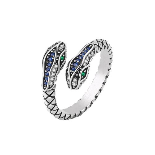 Cubic Zirconia Micro Pave Brass Ring plated micro pave cubic zirconia & for woman silver color Sold By PC