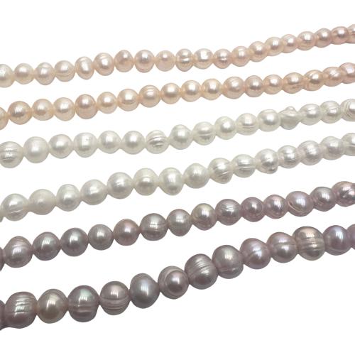 Cultured Potato Freshwater Pearl Beads, DIY, more colors for choice, 7-8mm, Sold Per Approx 36 cm Strand