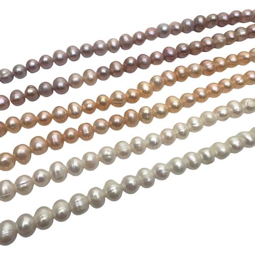 Cultured Potato Freshwater Pearl Beads DIY 7-8mm Sold Per Approx 36 cm Strand