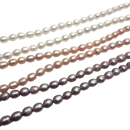 Cultured Rice Freshwater Pearl Beads, DIY, more colors for choice, 7-8mm, Sold Per Approx 37 cm Strand