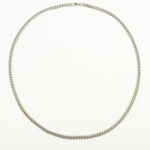 Stainless Steel Chain Necklace, 304 Stainless Steel, fashion jewelry & Unisex, 5x2mm, Length:Approx 60 cm, Sold By PC