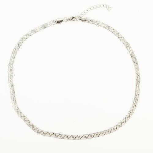 Chaîne collier , Acier inoxydable 304, bijoux de mode & unisexe, Longueur:Environ 50 cm, Vendu par PC