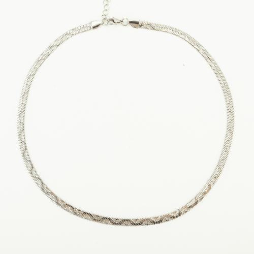 Stainless Steel Chain Necklace, 304 Stainless Steel, fashion jewelry & Unisex, Length:Approx 50 cm, Sold By PC