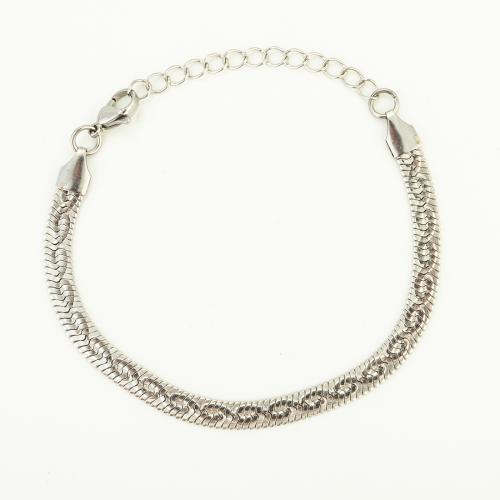 Stainless Steel Jewelry Bracelet 304 Stainless Steel fashion jewelry & Unisex Length Approx 21 cm Sold By PC