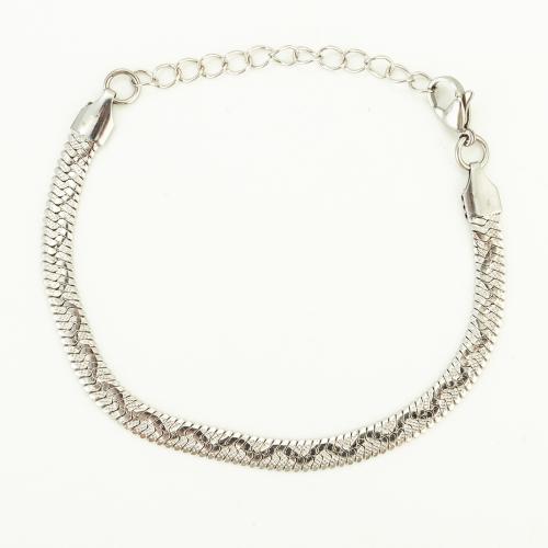 Stainless Steel Jewelry Bracelet, 304 Stainless Steel, fashion jewelry & Unisex, Length:Approx 21 cm, Sold By PC