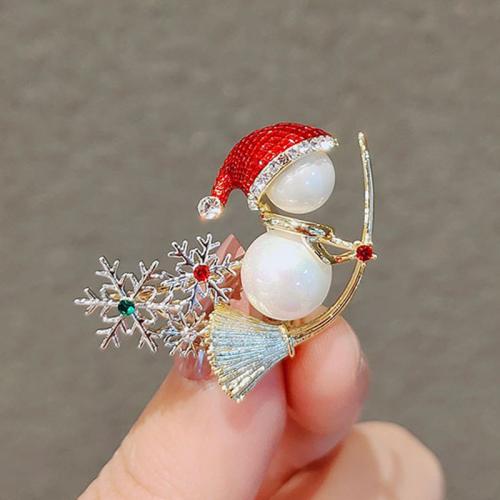 Tibetan Style Brooches, with Plastic Pearl, plated, fashion jewelry & different designs for choice & enamel & with rhinestone, more colors for choice, nickel, lead & cadmium free, Sold By PC