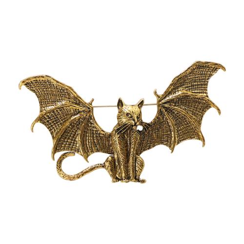 Broches en alliage de zinc, Chauve-souris, Placage, pour femme, plus de couleurs à choisir, Vendu par PC