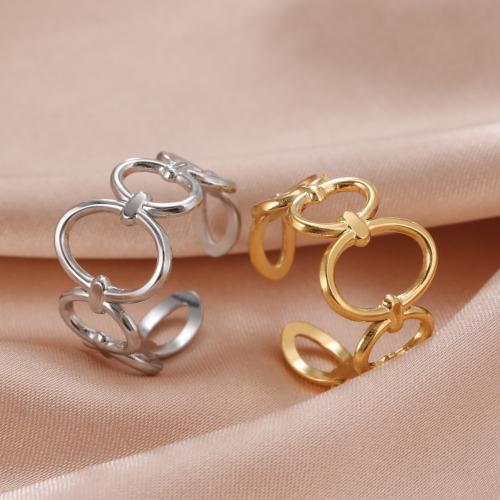 Stainless Steel Finger Ring 304 Stainless Steel fashion jewelry & Unisex Sold By PC