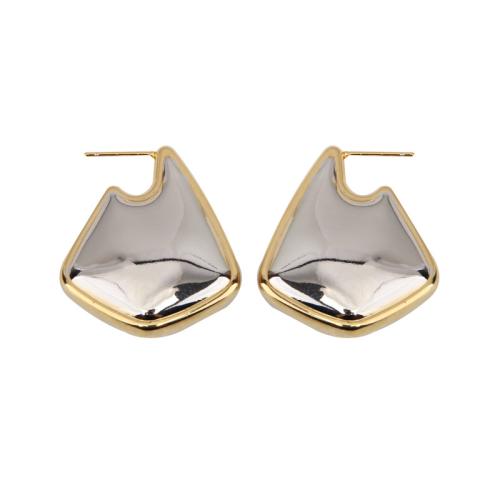 Tibetan Style Stud Earring, fashion jewelry & for woman, 36x30mm, Sold By Pair