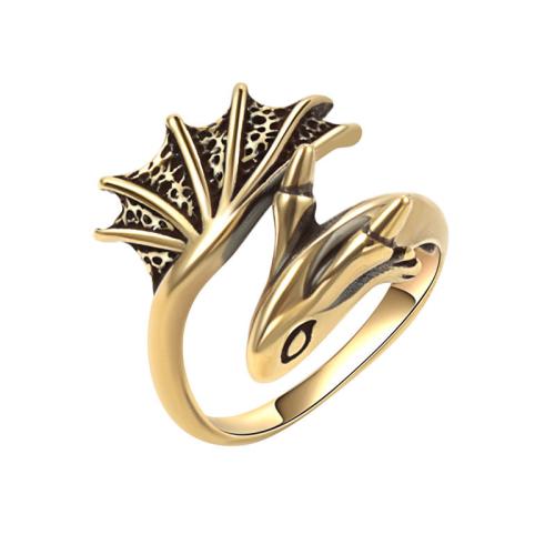 Bague en laiton, Placage, unisexe, doré, Vendu par PC