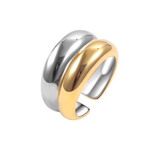 Bague en laiton, Placage, pour femme, couleurs mélangées, Vendu par PC