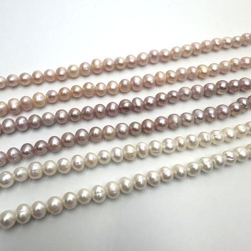 Cultured Potato Freshwater Pearl Beads DIY 6-7mm Sold Per Approx 37 cm Strand