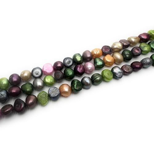 Keshi Cultured Freshwater Pearl Beads, DIY, mixed colors, 8-9mm, Sold Per Approx 37 cm Strand