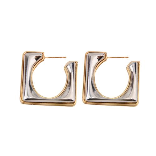 Brass Stud Earring fashion jewelry & for woman 30mm Sold By Pair