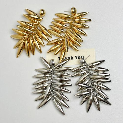 Tibetan Style Drop Earrings, fashion jewelry & for woman, more colors for choice, 61mm, Sold By Pair