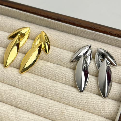 Zinklegering oorknoppen, Zinc Alloy, mode sieraden & voor vrouw, meer kleuren voor de keuze, 41x16mm, Verkocht door pair